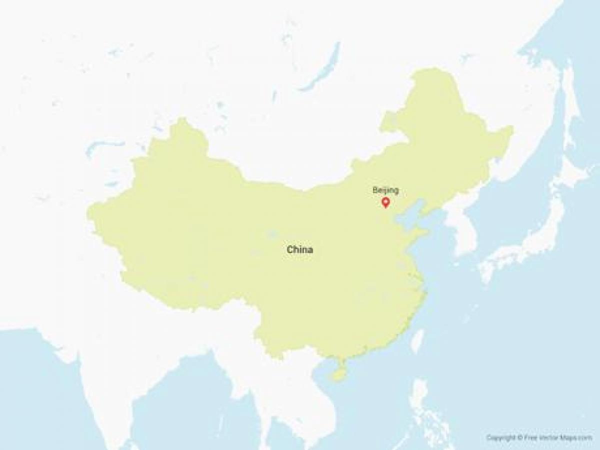 vector mapa de China