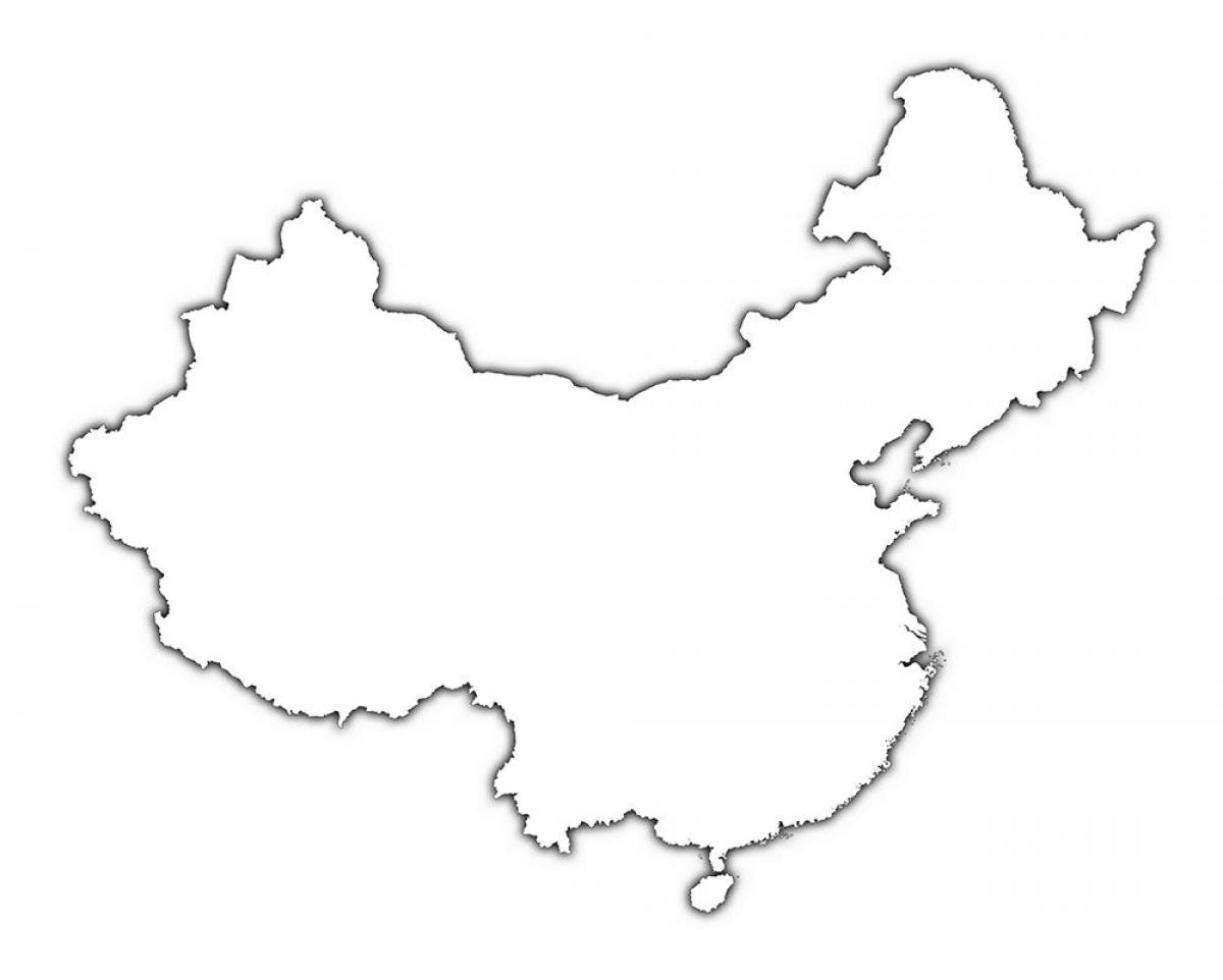 esbozo de mapa China