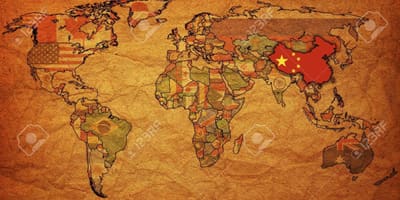 China antiga mapa