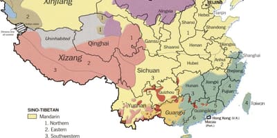 Mapa lingüístico de China