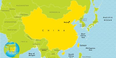 China mapa país