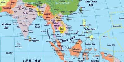 South China mapa